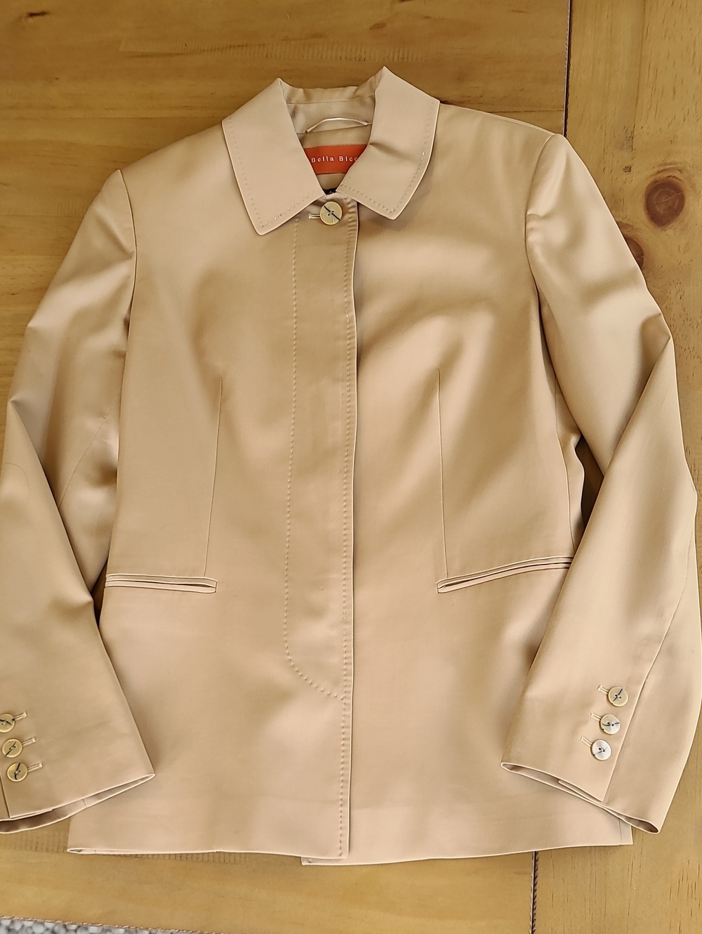 Vintage Bella Bicchi Wool Single-Button Jacket 4